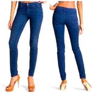 MOTHER THE LOOKER CROP BIRGHT EYES SKINNY JEANS SIZE 25